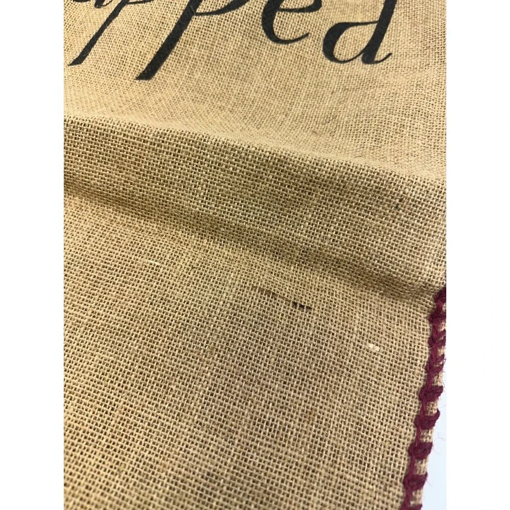 Burlap Gift Bag Drawstring 